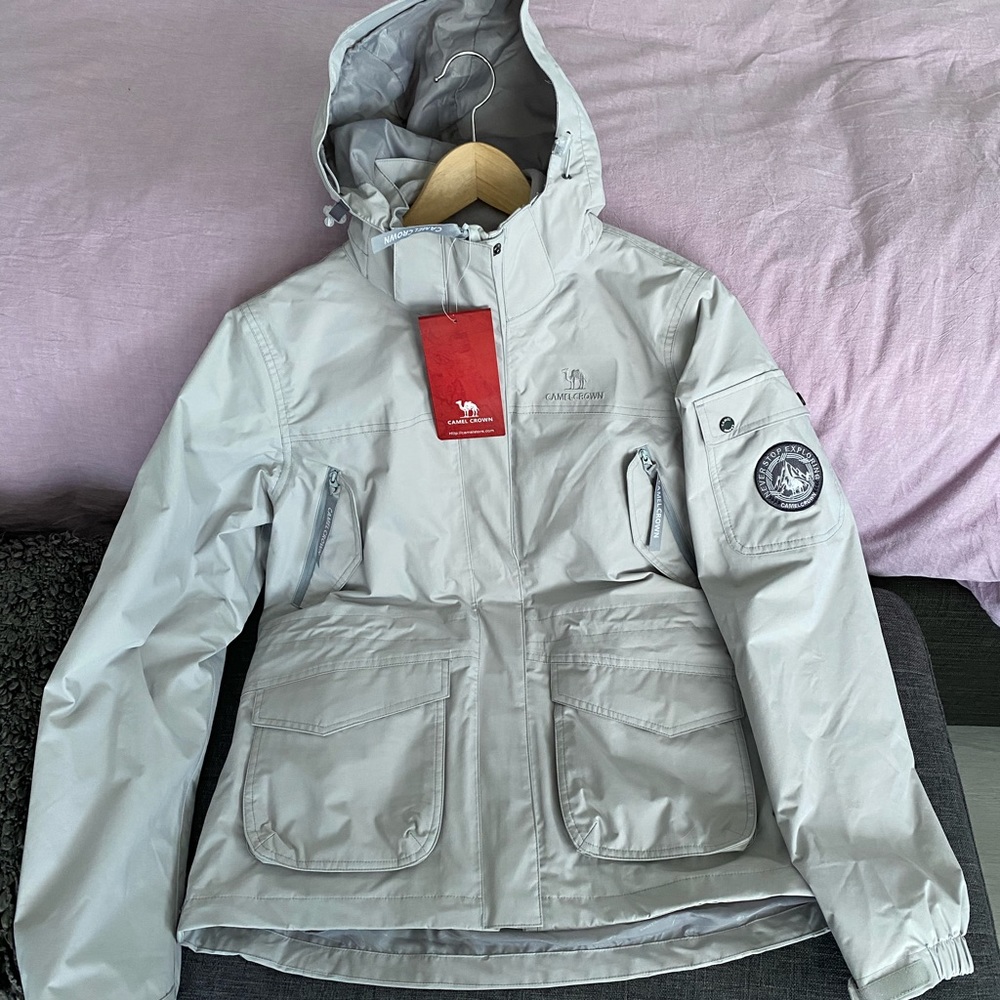 Camel Crown Jacket with Inner Fleece